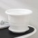 Pot with the pallet "Viola", 3.5 l, the color is white