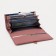 Women's wallet on magnets, pink color