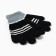 Children's gloves minku, black color, 15 cm