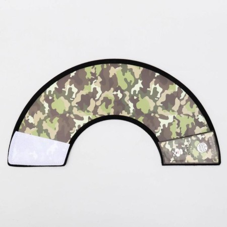 Veterinary collar No. 4, necklift 29-33 cm, height 13.5 cm, khaki-2