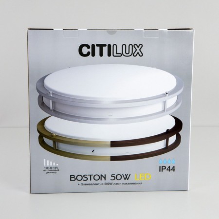 Lamp Citilux Boston CL709503N, 45.5x4.5x7.5 cm, 1x50W, LED, brown color-15