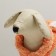 Bunny costume ", size XS (DS 20 cm, Osh 21 cm. OG 30 cm), orange