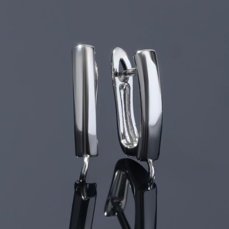 SHVESS "rectangle", silver color
