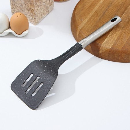 Shovel of the kitchen shade "Sinara", 34.5 cm, silver color-1