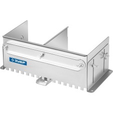 Tile rowing toothed bison 08045-10, galvanized steel, tooth 10 x 10 mm, up to 600 mm