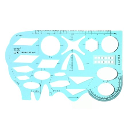 Stencil Plastic Figure Mix in a package-3