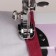 Feet for sewing machines, for sewing a secret lightning, 2.4 × 1.6 cm