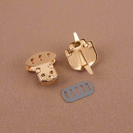 Bag Fraille, 2.2 × 2.7 cm, gold color-3