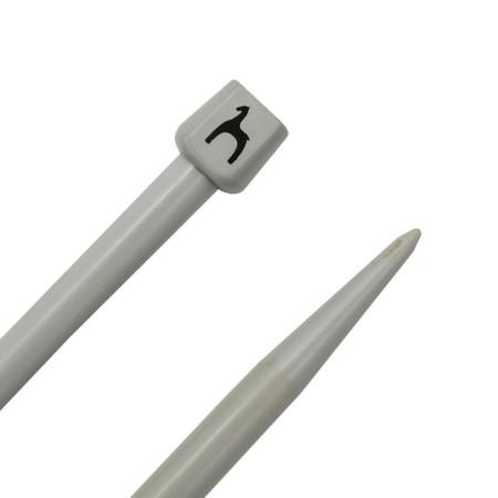 Knitting needles of straight lines 9.00 mm/30cm, plastic, 2 pcs-2