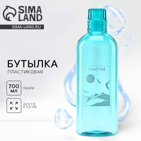 Water bottle "Happiness", 700 ml