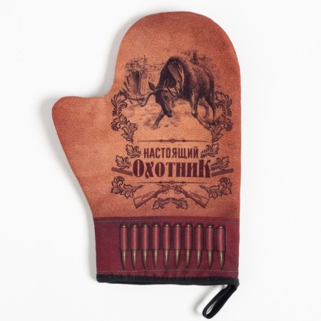 The kitchen kit "Hunter", mittens-seging 20x28cm, wooden hammer-2