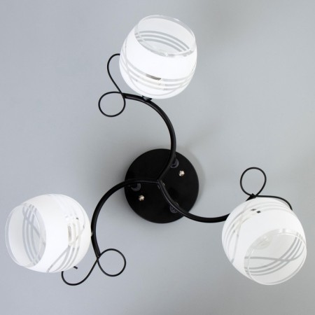 Milava chandelier 3he27 40W black-chromium 62x62x27 cm Bayerlux-3