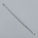 Paste, double -sided, metal, 12 cm, silver color