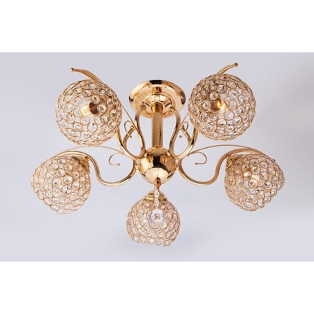 Miraage 5x40W Cella E27, gold 54x54x30 cm