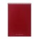 Notepad A5, 40 sheets in the cage on the rowing "red", cover of shaky cardboard, offset unit