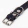 The collar is a single-layer leather, dimensionless, 56 x 2.5 cm, Osh 17-44 cm, blue