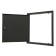Revisionine "Vento" DR2525, 250 x 250 mm, with a pen, plastic, gray