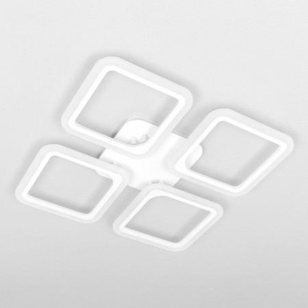 Ceiling chandelier Citilux "Marcel" CL232140R, 4x17.5W, LED, white color-10