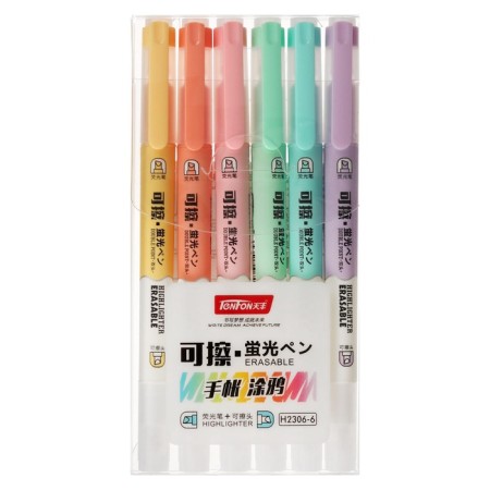 A set of markers -tenses "Write - Wash" 6 colors, bilateral