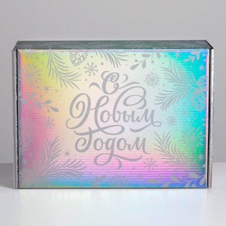 Folding box "Happy New Year", 30.5 x 22 x 9.5 cm, New Year-3