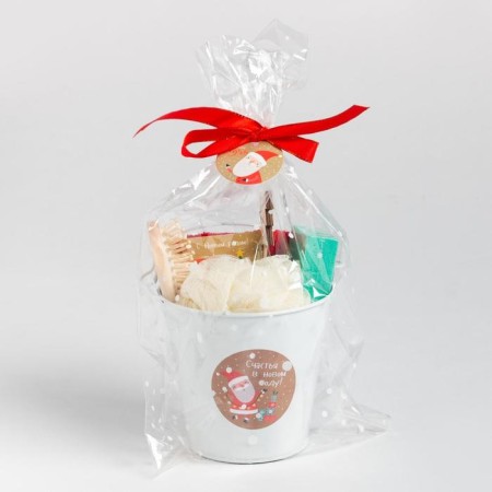 Gift set New Year's Ethel Happy New Year, towel and accessories-11
