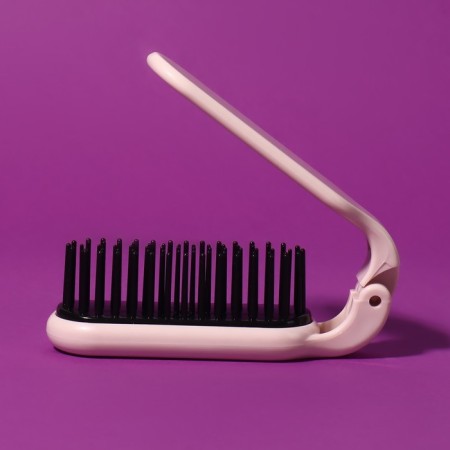 The comb is massage, folding, with a mirror, 3 × 10 cm, color mix-11