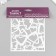 Plastic stencil "Triangles" 15x15 cm