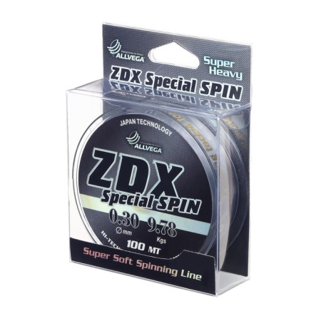 Flacks ALLVEGA ZDX SPECIAL Spin diameter 0.3 mm, test 9.78 kg, 100 m, transparent-1