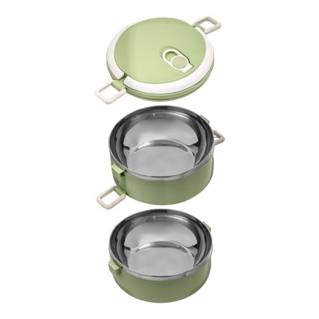 Lunch-Box "Picnic", 1.4 l, 14.5 x 14 x 16 cm, green-2
