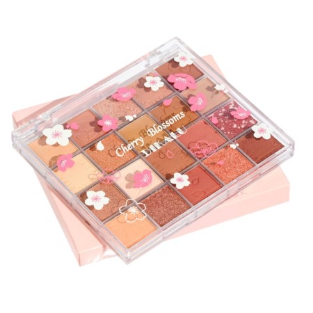 Palette of shadows for eyelids, 20 colors