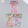 Plastic sticker 2 sheets "Princess outfits" with glitter mix 11x22.5 cm