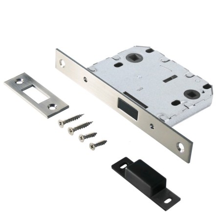 Latch "Allur Art" L7050-mass SN, magnetic, without pens with a latch, color matte nickel