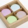 Box for sweets with a window, craft 12.5 x 12.5 x 3.5 cm