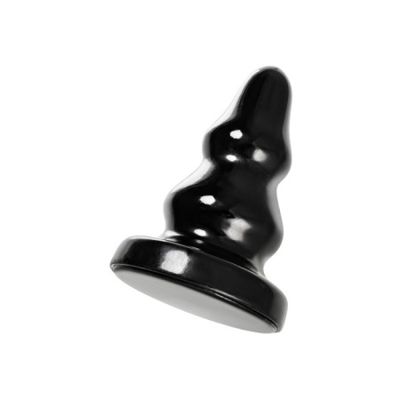 Anal plug Toyfa Popo Pleasure Monoceros, Christmas tree, PVC, 70x150 mm, black color-3