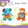Suspension - Tiger rattle, with a teething, on a crib, stroller, crumb I