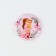 Magnet of sunset "beloved mother", diam. 5 cm