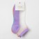 Set of glass socks 3 pairs, river 35-37 (22-25 cm), central rose/goal/lavender