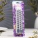 Set of candles of twisted, 1.5x 15 cm, 3 pieces, silver blister