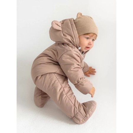 Combineson children's demi -season Amarobaby Spring, height 74 cm, beige color-5