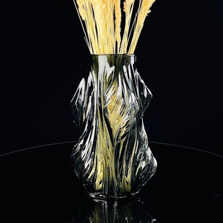 Decorative vase for Lenardi flowers, glass, 31 cm