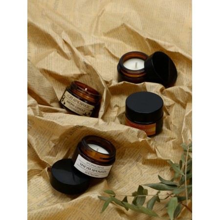 Aromatic candle "Cozy atmosphere" aroma, aroma of orange, 5 x 5.3 cm-3