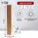TUBUS 73x490 mm (470 mm inside height) cardboard, metal cover