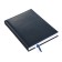 Leduced Diary A5 160 sheets attomex.visa, solid cover of artificial leather with foam rubber, block 70 g/m2, blue