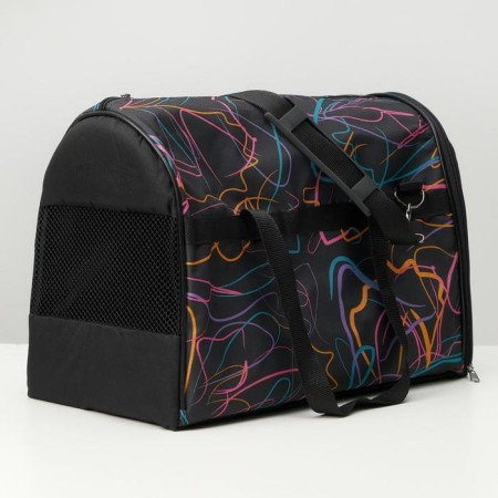 Bag - Animal Carriage "Longs", 41 x 24 x 30 cm, paints-1