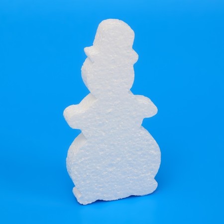 Harvesting of foam "Snowman in a hat", relief, 18 x 2 cm