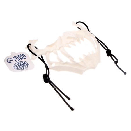Mask "Dragon Jaw", white color-1