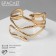 Bracelet Metal "Snake" narrow, color gold