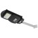 Console lamp era on a sunny battery with a motion sensor -ip65, 20W, 400lm, 5000k, black