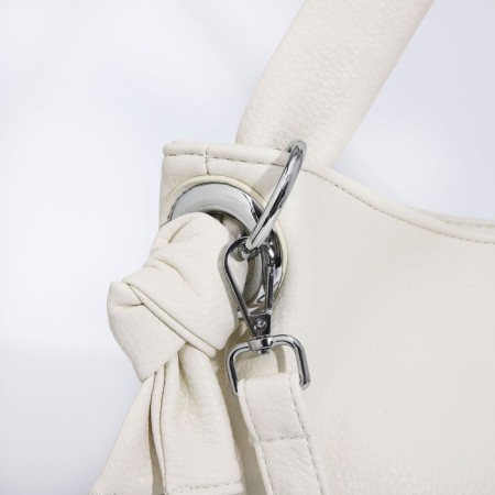 Lugus bag, 2 external pockets, white color-4
