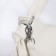 Lugus bag, 2 external pockets, white color
